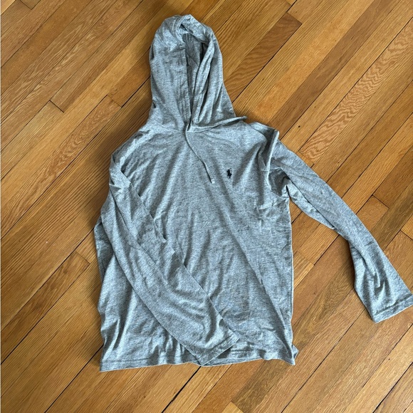 New without tags Ralph Lauren grey jersey hoodie - Picture 2 of 3